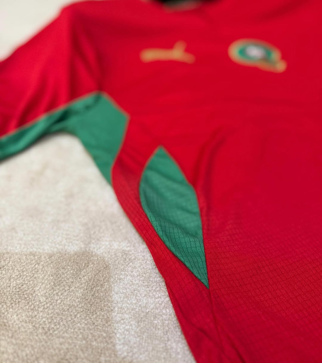 قميص المنتخب المغربي 2026 نسخة كأس العالم | أحمر وأبيض