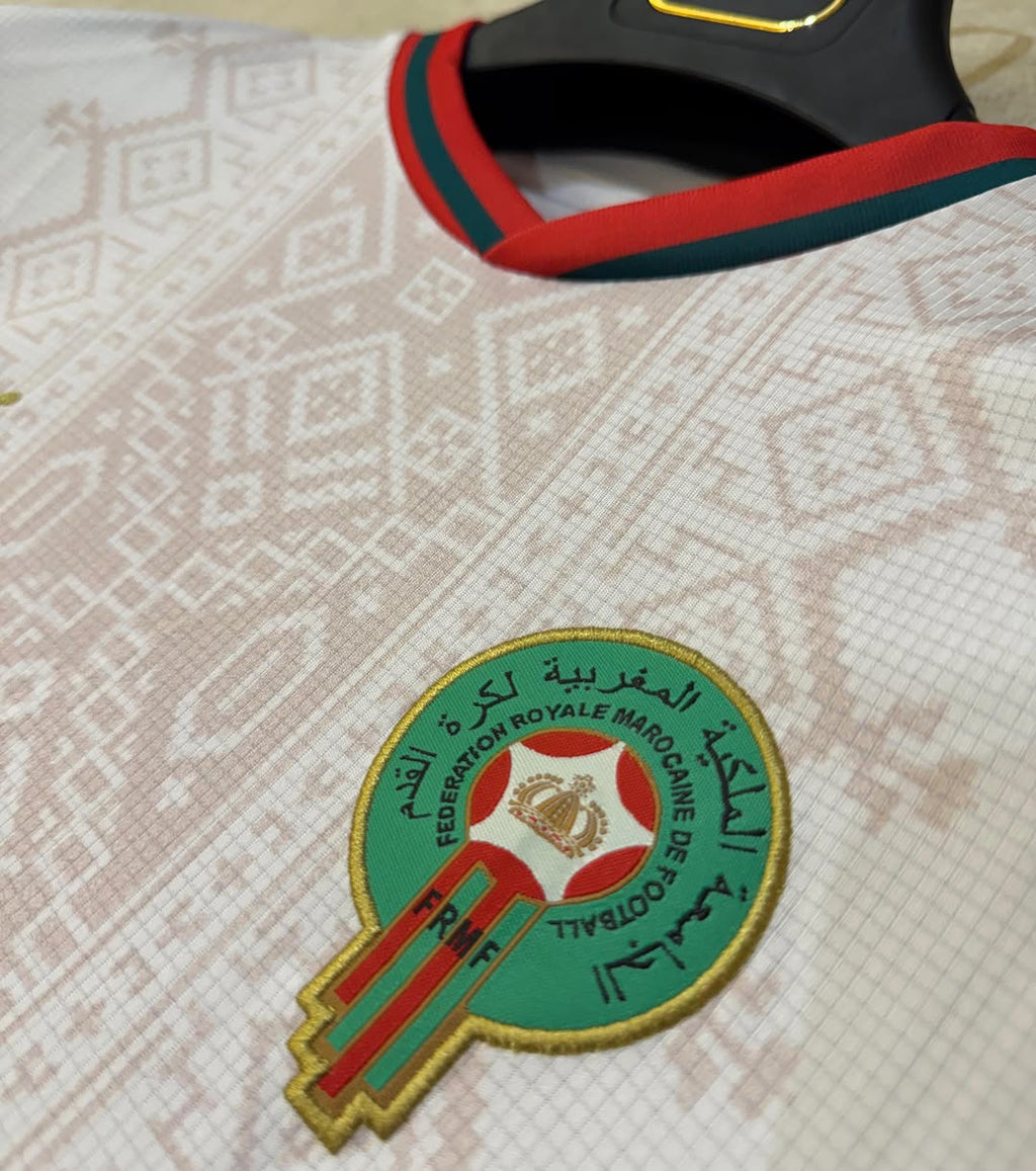 قميص المنتخب المغربي 2026 نسخة كأس العالم | أحمر وأبيض
