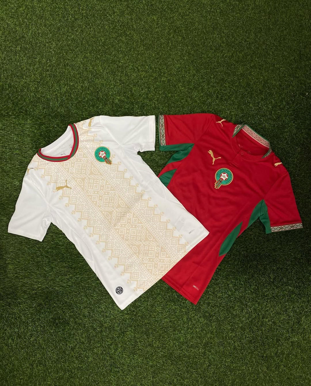 قميص المنتخب المغربي 2026 - نسخة كأس العالم أحمر وأبيض